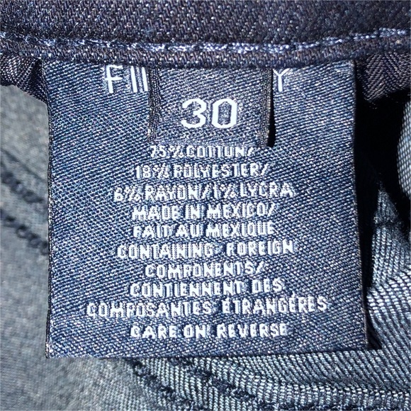 Fidelity DenimTorino Slim Dark Wash Jeans Size 30 Waist: 30” Inseams: 36.5” - Picture 16 of 16